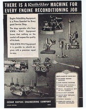 1944 Original Ads - Kwik-way Equipment Cedar Rapids Engineering Co. - 2 Ads 1944 Original Ads - Kwik-way Equipment Cedar Rapids Engineering Co. - 2 Ads