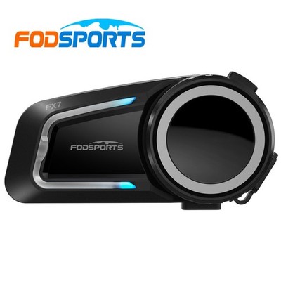 Fodsports FX7 Motorrad Helm Headset Bluetooth 5.4 Motorradhelm Kopfhörer MESH FM