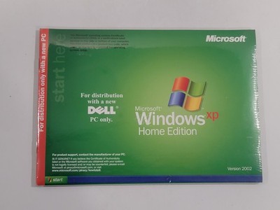 Vintage Microsoft Windows XP Home Edition Dell | Version 2002 | FACTORY SEALED
