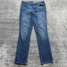 DKNY Jeans Size 8 Womens Straight Regular Fit Mid Rise Denim