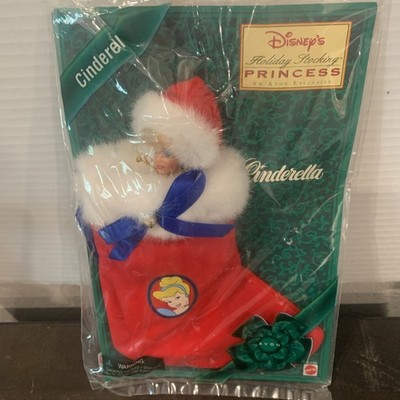 1997 Avon Mattel Disney Cinderella Holiday Princess Doll Stocking Exclusive