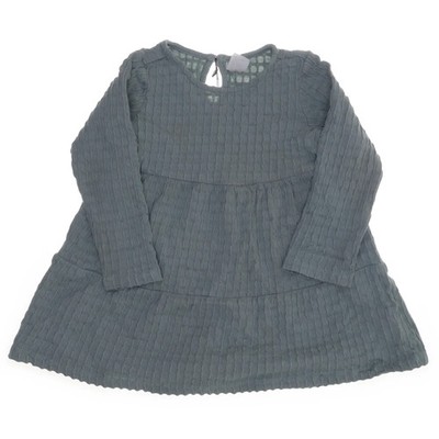 H&M, Kleid, Größe: 80, Grün, Baumwolle/Elasthan/Viskose, Rippenstrick #aHh