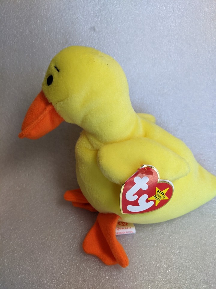 TY Beanie Babies Bird Farm Avian Lot of 6 Swan Goose Duck Rooster Egg ...