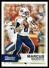 2016 Panini Classics Marcus Mariota Tennessee Titans #75
