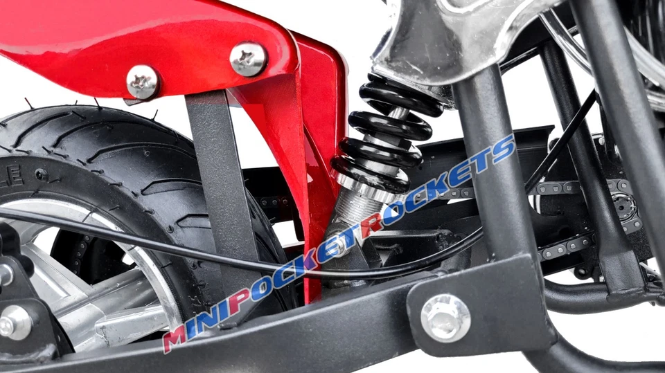 Pocket Rocket with SHOCKS - Unique gas pocket bike w/ Suspension System - 28 MPH - Image 3 of 4