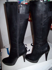 Guess Damen Stiefel Gr. 39 Neuwertig Schwarz