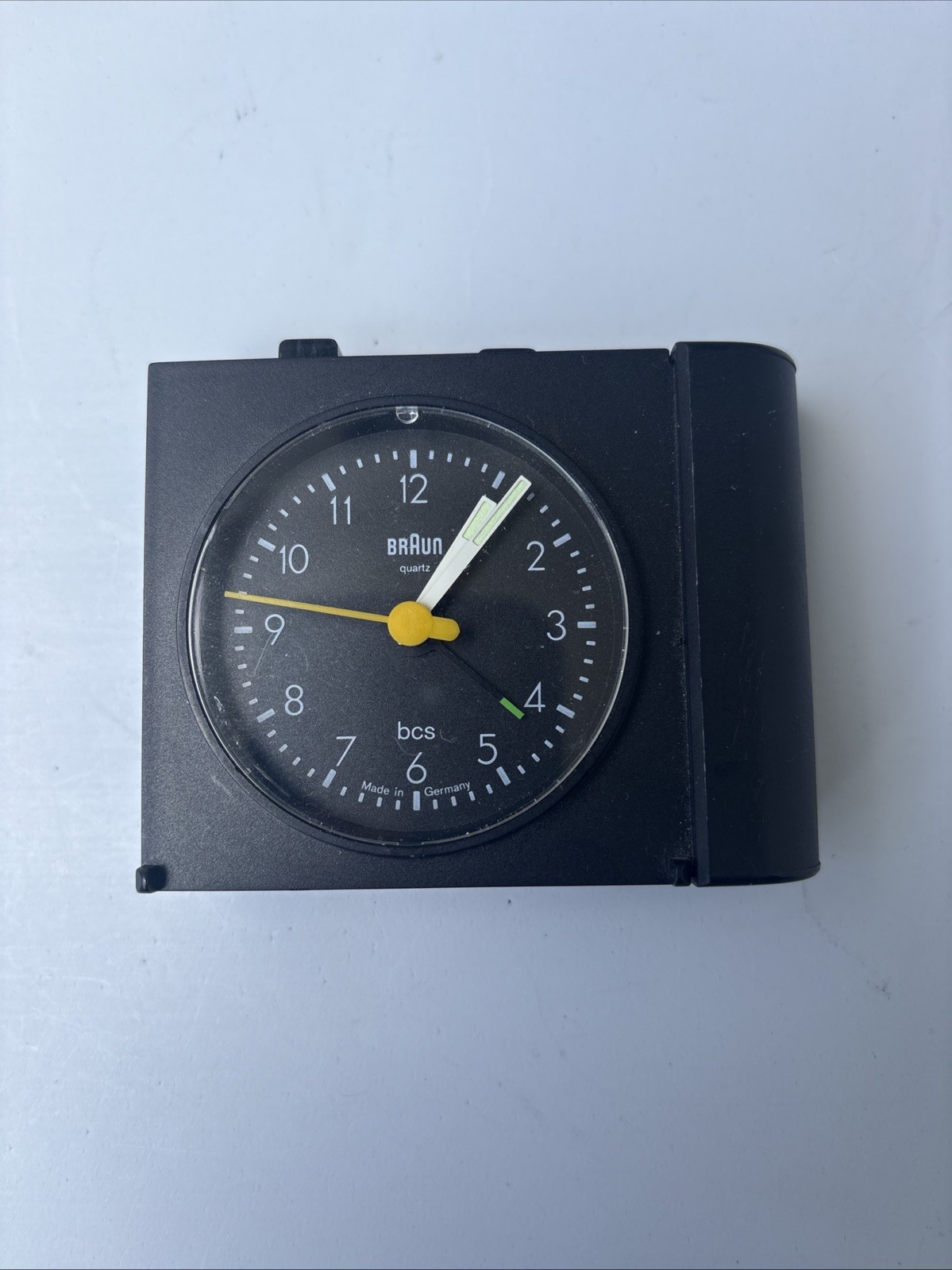 Braun AB 313 SL Travel Alarm Clock Type 4784 Tested Light Not Working Germany