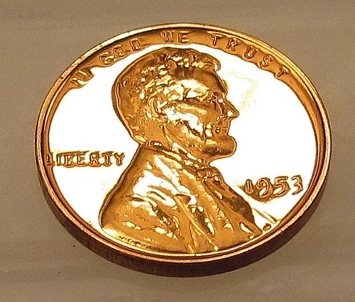 1953 Gem Proof  Lincoln Wheat Cent EYE CANDY Blazing Red Beauty #210 ~ 1
