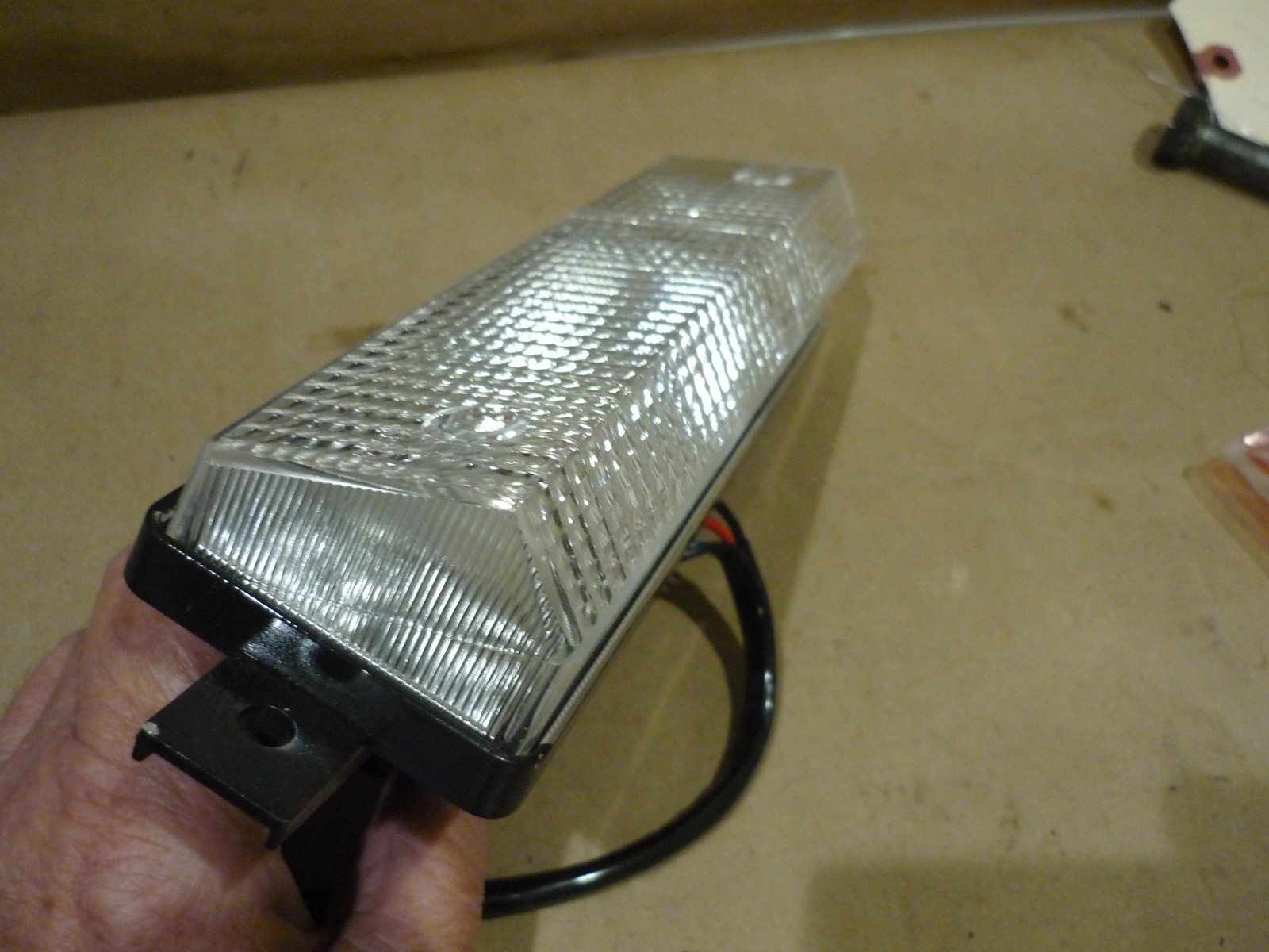 Ferrari 208 308 LHS Front Indicator Lamp Assy With Clear Lens  P/N 60121100