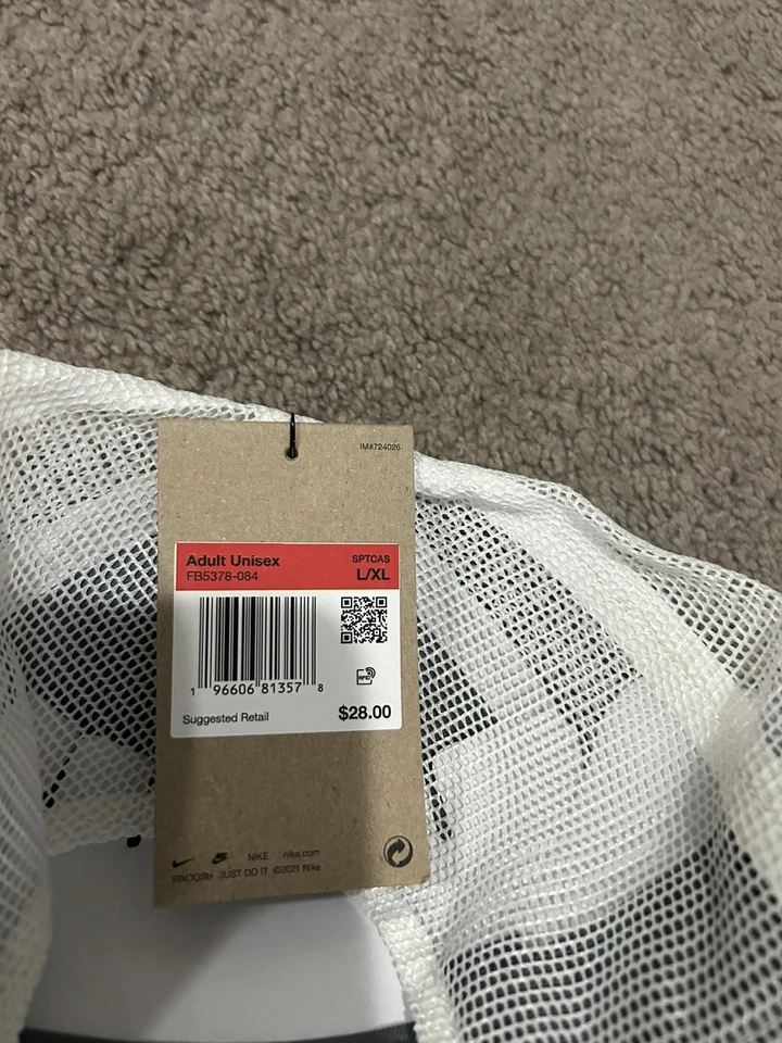 NIKE Rise Structured Trucker Cap Hat Smoke Grey Size L/XL Unisex FB5378-084 NWT - Image 2 of 3