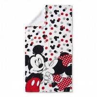 Disney Minnie Mouse - Handtuch Badehandtuch Badetuch Xxl Strandtuch 70X140 Neu