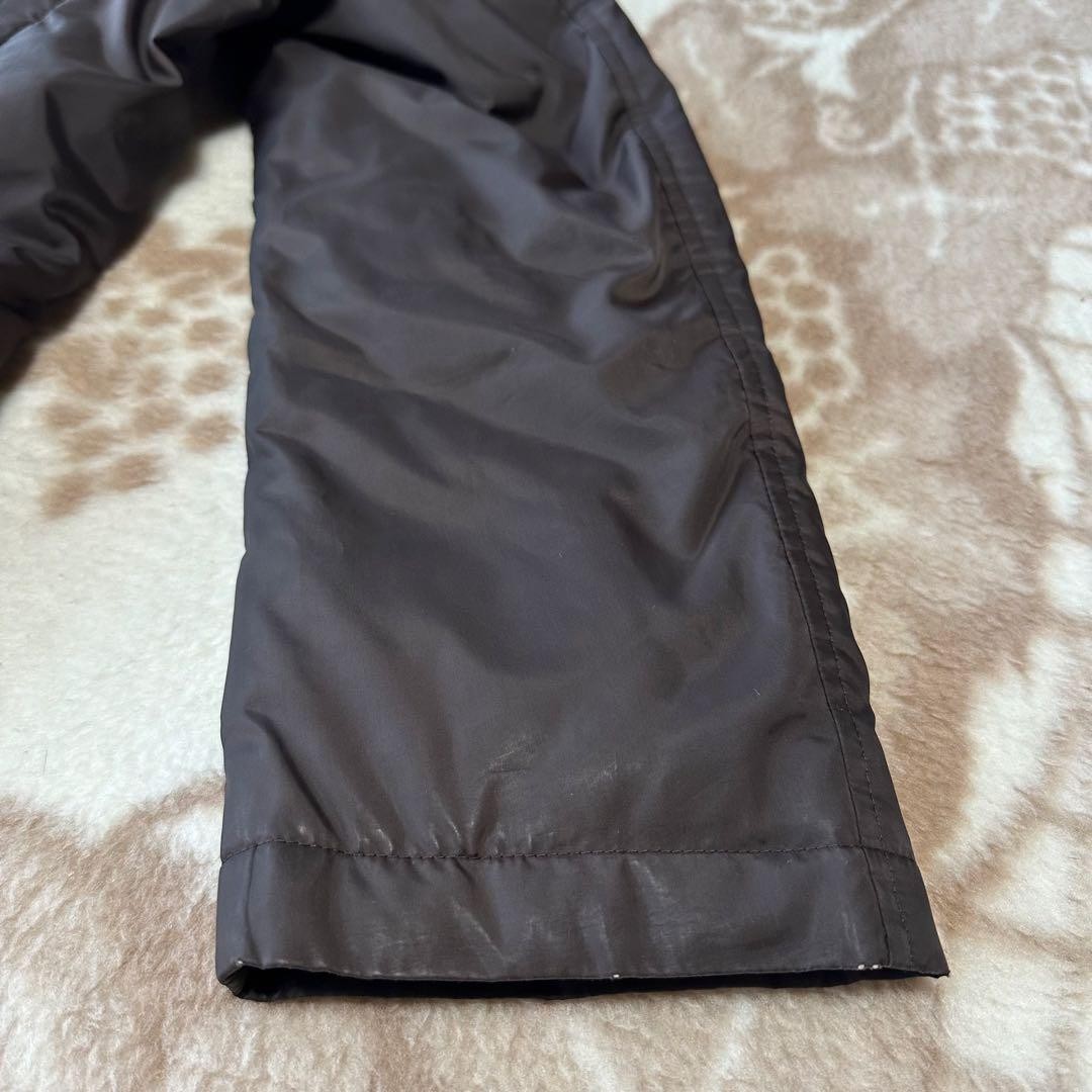 Burberry Black Label Down Coat Nova Check L Stainless Steel Collar Used thumbnail 11