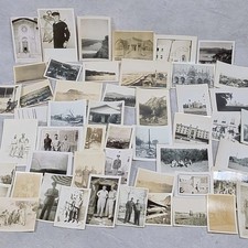 Rare Large Lot of 51 Vintage Photographs Family  Militar Photos 40's 50's
