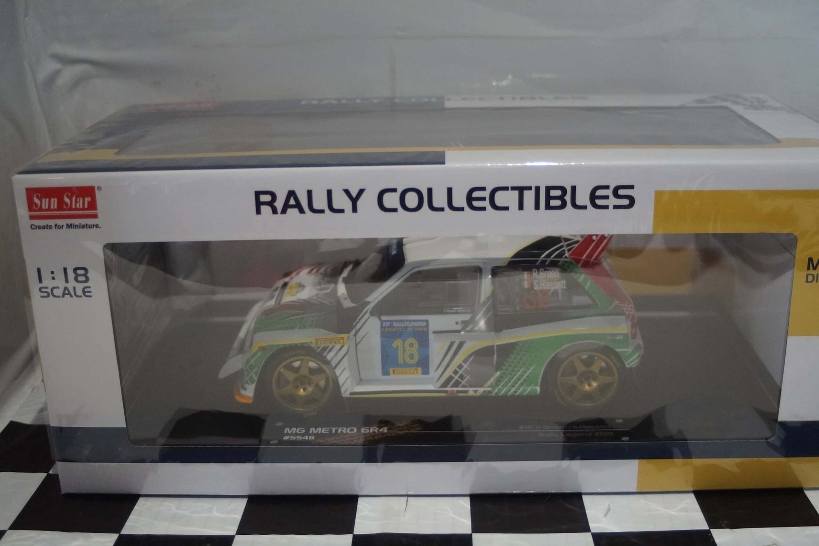 SunStar MG Metro 6R4 Rally Legend 2019 #18 R.Breen / S.Hassett ref 5548