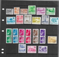 ROMANIA 1967. SELECTION OF 28. SET 2. VERY FINE USED. AS PER SCAN.