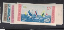 Dominican Republic Olympics Imperf SC 501-5, C106-8 MNH (3fxk)