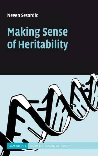 Making Sense of Heritability (Cambridge Studies. Sesardic Hardcover<|