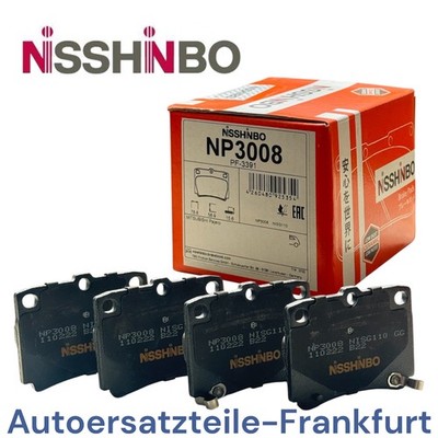NISSHINBO Bremsbeläge HINTEN für MITSUBISHI GALLOPER + PAJERO / SPORT Canvas Top