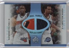 2006 Reflections Fabric Blue 2/15 Raymond Felton Deron Williams Dual Patch 7y2