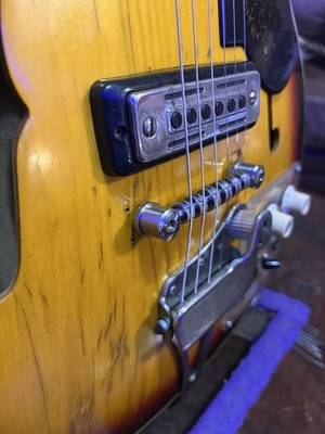 MIJ 1960s Redburst Teisco EP-8T Hollow Body Electric Guitar | eBay