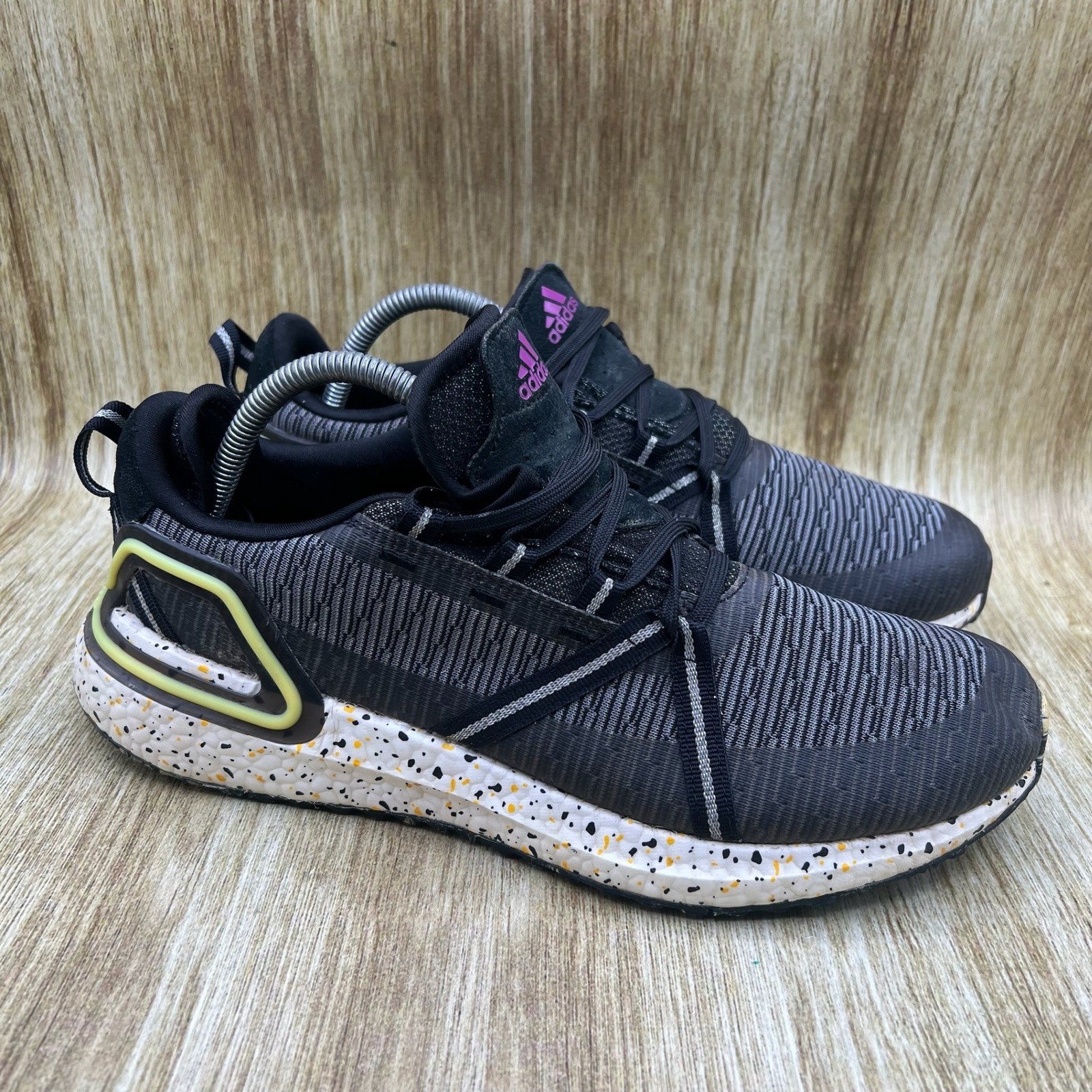 Adidas Solarthon Boost Men's Size 9.5 Spikeless Golf Shoes Black Sneakers FZ1024