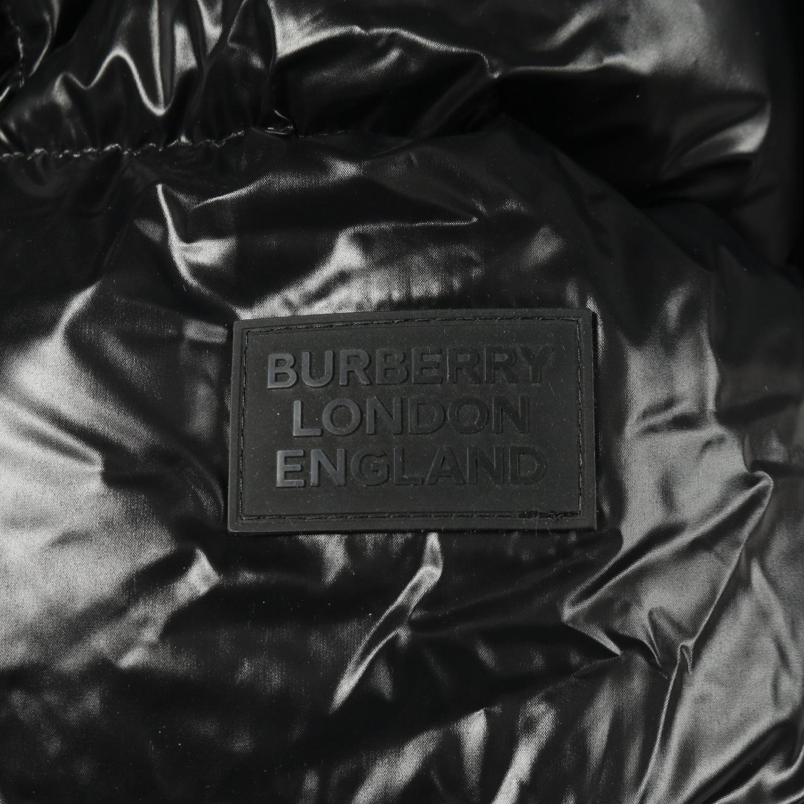 Burberry Detachable Logo Applique Down Jacket Nylon Women'S Black thumbnail 10
