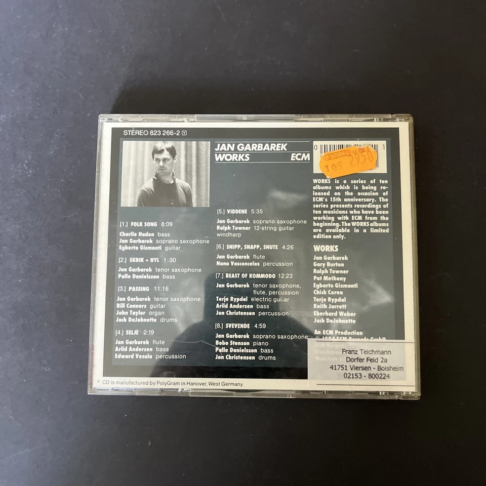 Works von Garbarek,Jan | CD | Zustand sehr gut - Bild 2 von 2