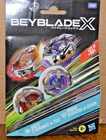 Hasbro Beyblade X Beat Tyranno 4-70Q & Knife Shinobi 4-80HN 2-Pack N