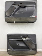03-07 Chevy Silverado Gmc Sierra Tahoe Yukon Pair Door Panels Oem Dk Pewter Read