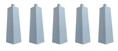 #ad 5 New Aluminum Outside Siding Corner 8 Inches 5 Nails Included White $28.82