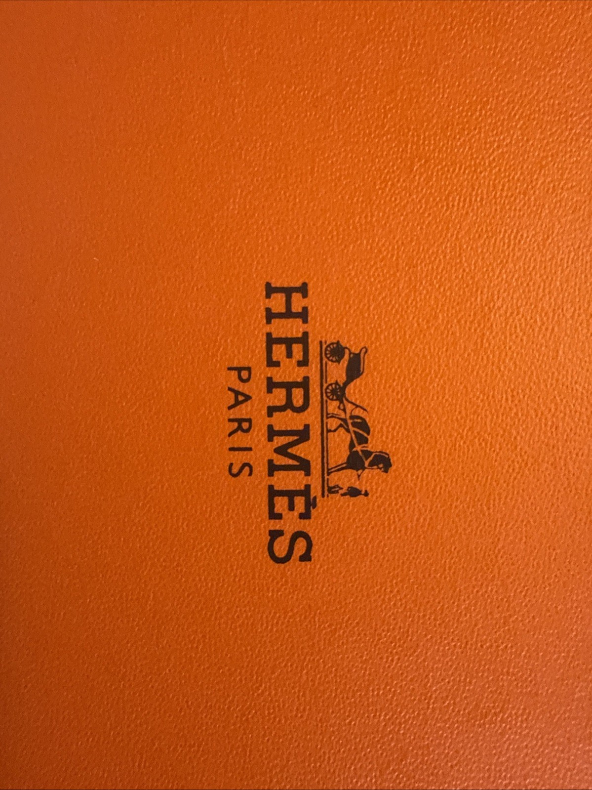 Hermès Paris Authentic Empty Gift Box Orange 13.2… - image 9