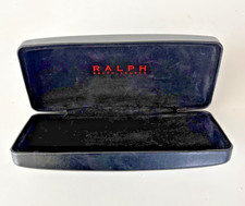 Polo Ralph Lauren Black Hard Shell Case Eyeglass Case Sunglass Case Clamshell