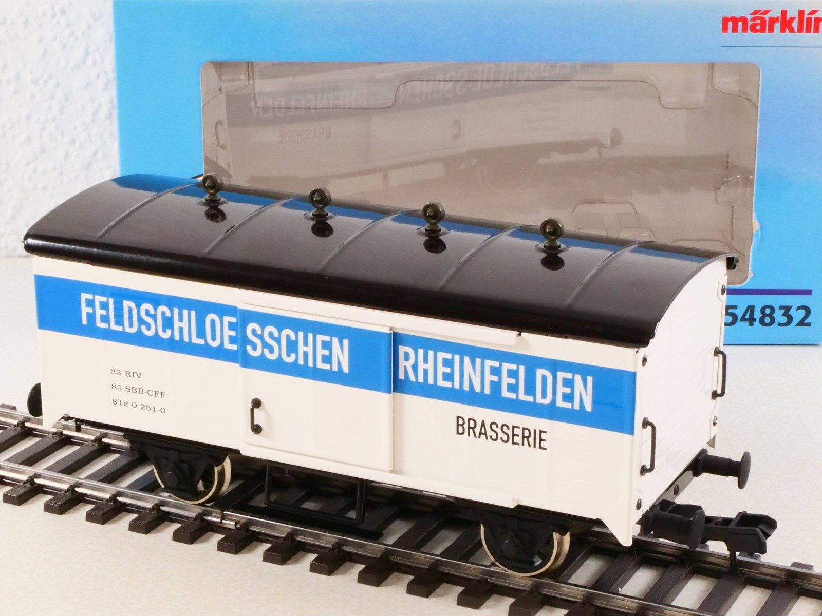 Märklin 54832 Maxi Freight Car Feldschlösschen SBB Mint! OVP BL 1707-17-03