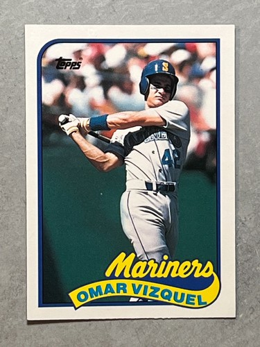 Omar Vizquel #122T 1989 Topps Traded card