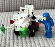 Lego 6827 Space VTG Strata Scooter 100% Complete + Blue Spaceman Good Gold Logo.