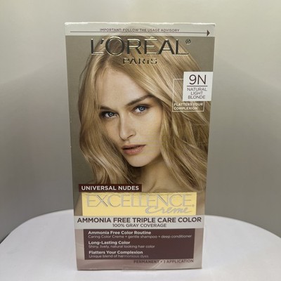 L'Oreal Paris Excellence Crème Hair Color  - #9N Natural Light Blonde New Sealed
