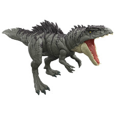 Jurassic World Colossal Chomp Giganotosaurus Figure with Big Bite, Multi Directi
