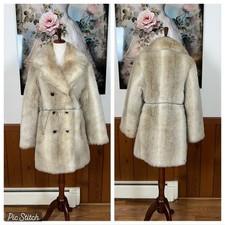 Funky Vintage 1960s/70s Faux Fur Coat 
