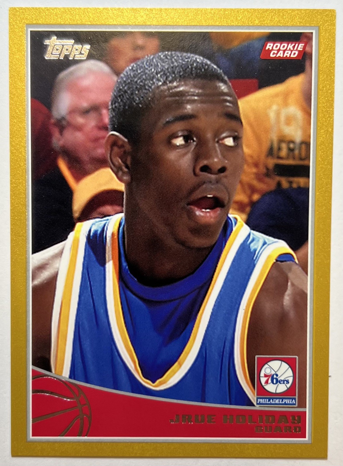 2009-10 Topps Jrue Holiday Rookie #330 Gold 0993/2009