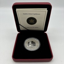 2004 Canada 20 Dollars Silver Coin / Sambro Island Lighthouse / Box&Coa #1679D