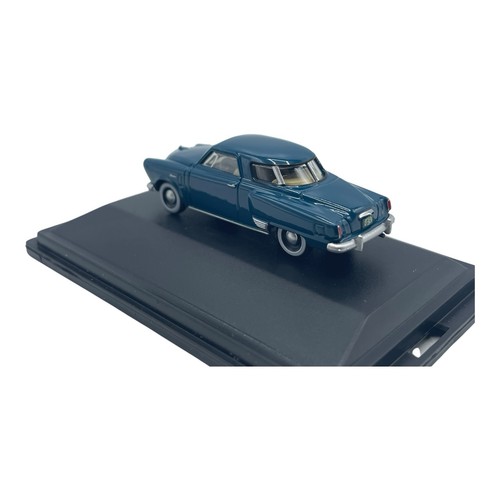 1950 Studebaker Champion Starlight Coupe Diecast car 1:87 Scale Oxford Aqua - Picture 5 of 24