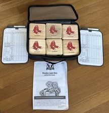 BOSTON RED SOX VICTORY TAILGATE WOODEN LAWN DICE GAME MAJOR LEAGUE BASEBALL NOS