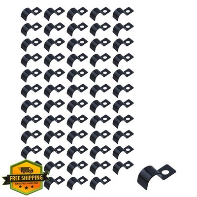 LC LICTOP 1/2 Inch Conduit Straps 60 Pcs Black