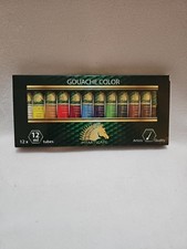 Myartscape Gouache Paint Set 0.4 Fl Oz  /12 ml Tubes - Pack of 12 - New Sealed
