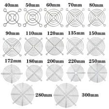 Metal Fan Grill Guard 30-150mm Cooling Fan Protective Mesh Cover