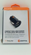 2 x Griffin PowerJolt Dual compact dual USB car charger BNIB