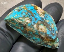 Kingman Turquoise Rough Cabochon - Ultra Grade Spiderweb - BIG 113ct - AZ Seller