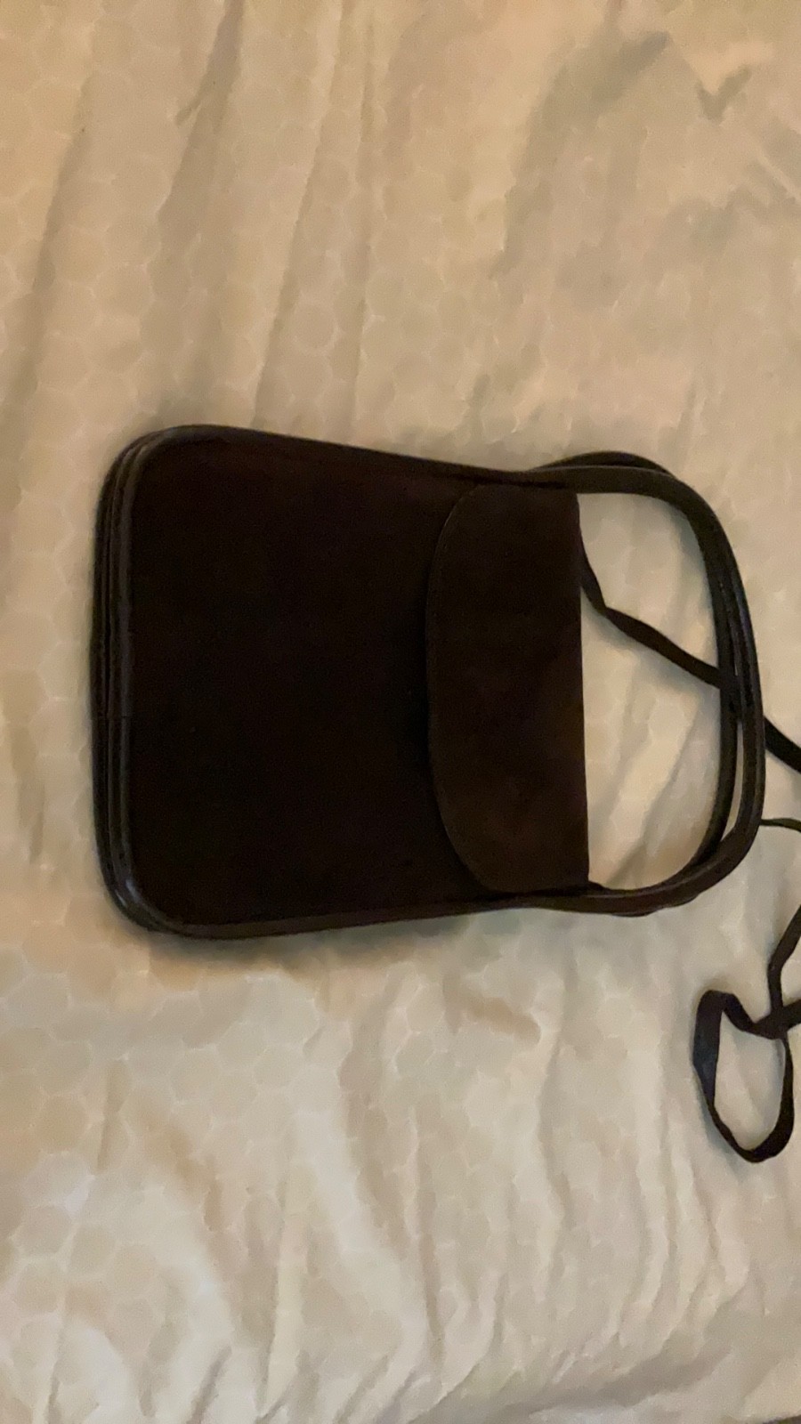 STUART WEITZMAN BROWN SMALL HANDBAG BEAUTIFUL CON… - image 1