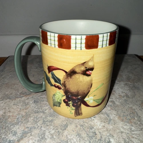 Lenox Winter Greetings Everyday Cardinal 12 oz Coffee Mug Cup