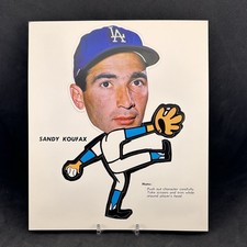 Sandy Koufax 1963 Pin Up Card NM-MT - Los Angeles Dodgers HOF